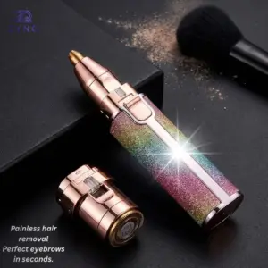 Blawless Rechargeable 2 in 1 Facial Hair Remover and Eyebrow Trimmer For Ladies